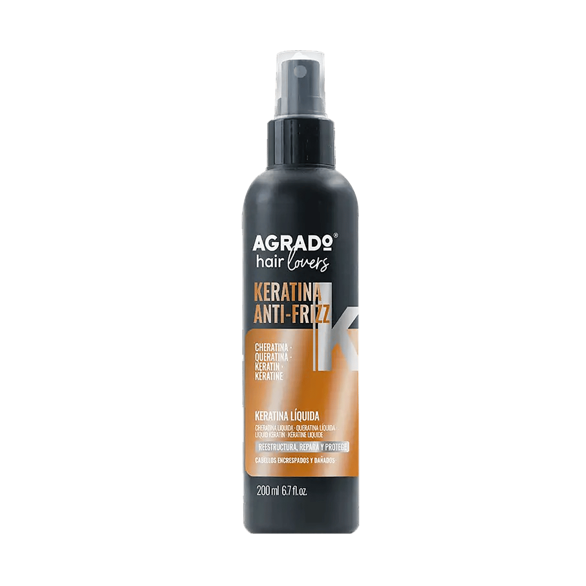 Spray Laceador Capilar con Queratina Agrado 200ml