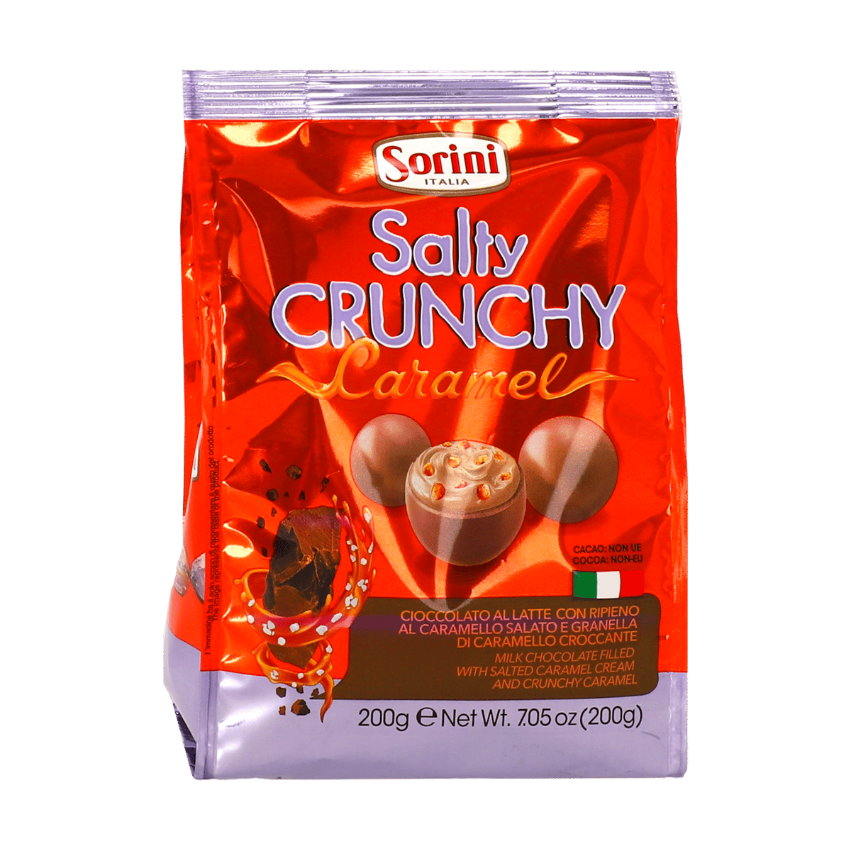 Caramelo Crujiente Salado Sorini 200 Gramos 