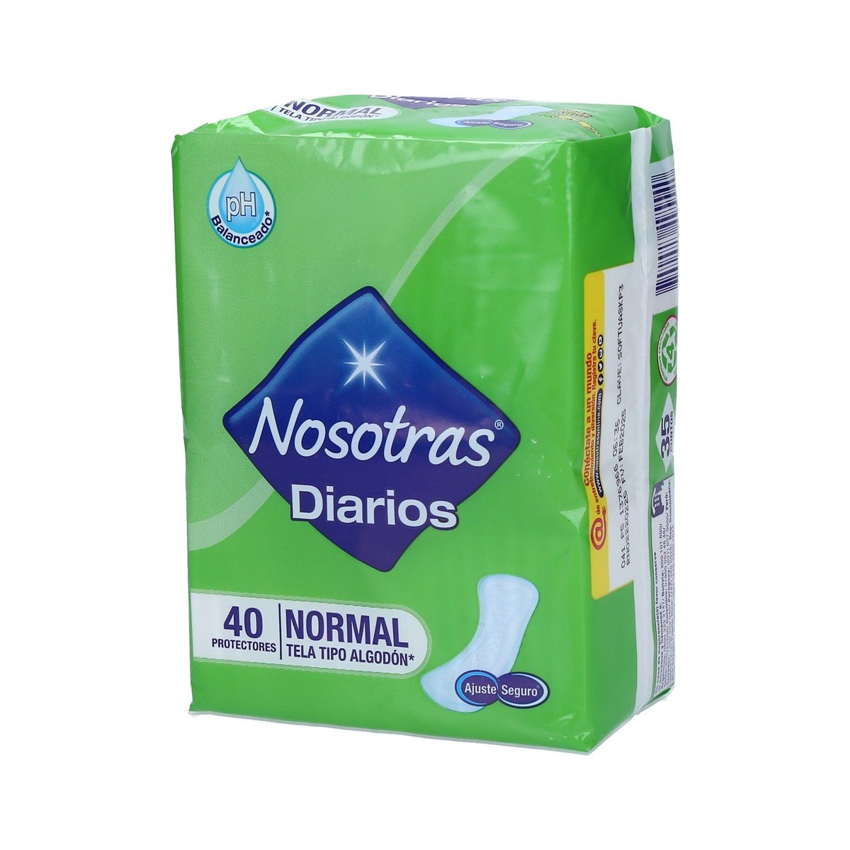 Toallas Íntimas Nosotras Protectores Diarios Normal 40 uds