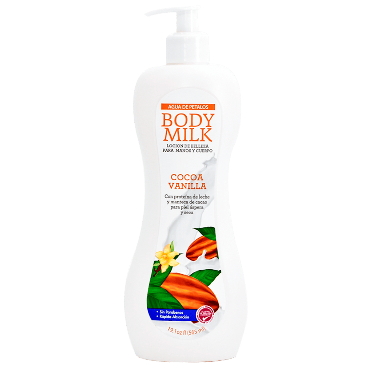 Crema Corporal Body Milk Cocoa & Vanilla 6.2 oz