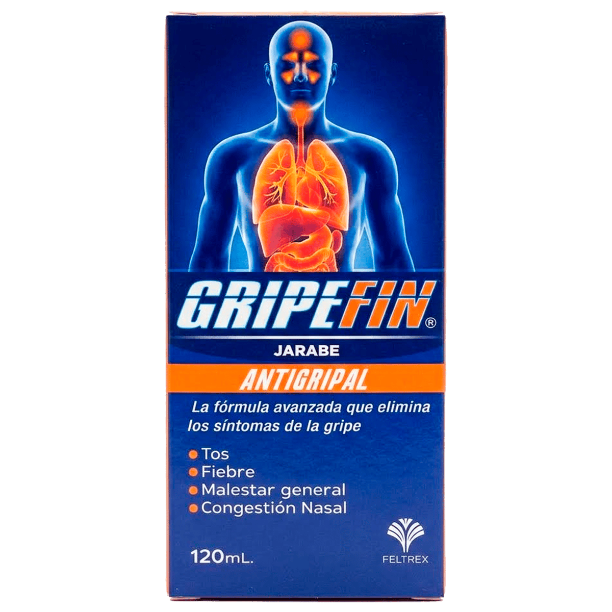 Jarabe Antigripal GripeFin 120 mL