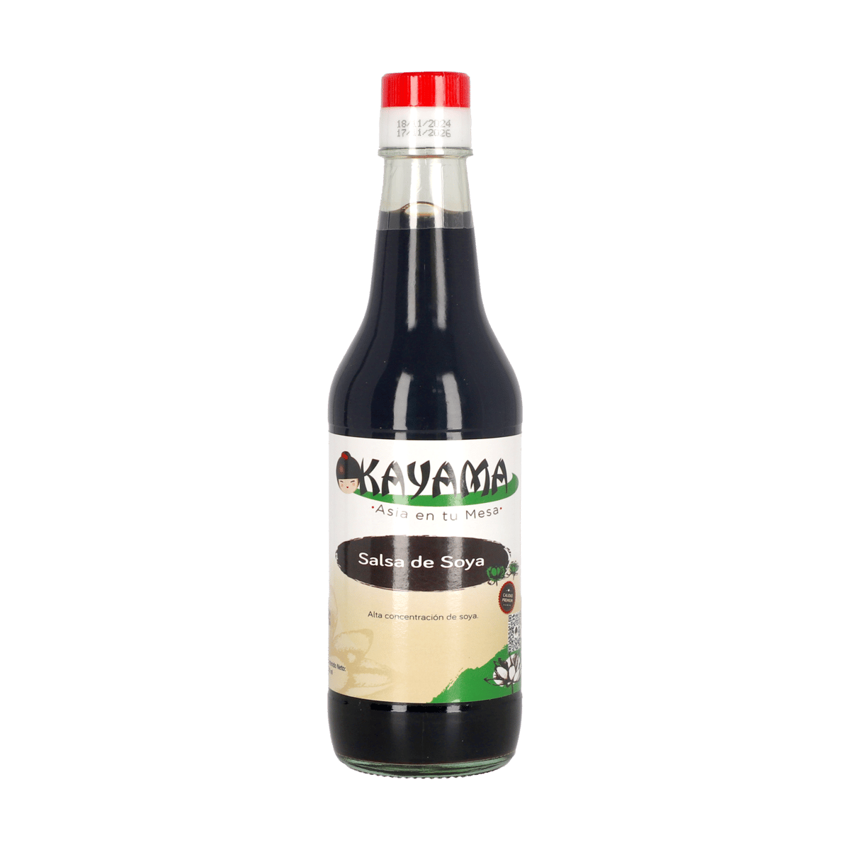 Salsa de Soya OKAYAMA Alta Concentración 300 ml 