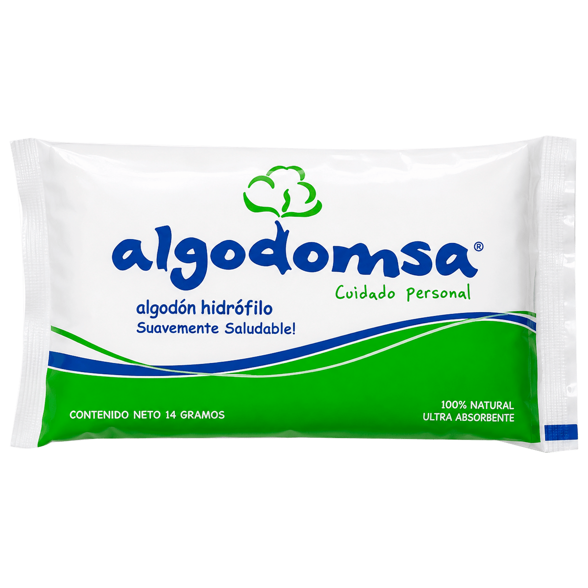 Algodón Hidrófilo Algodomsa 100% Natural Ultra Absorbente 14 g
