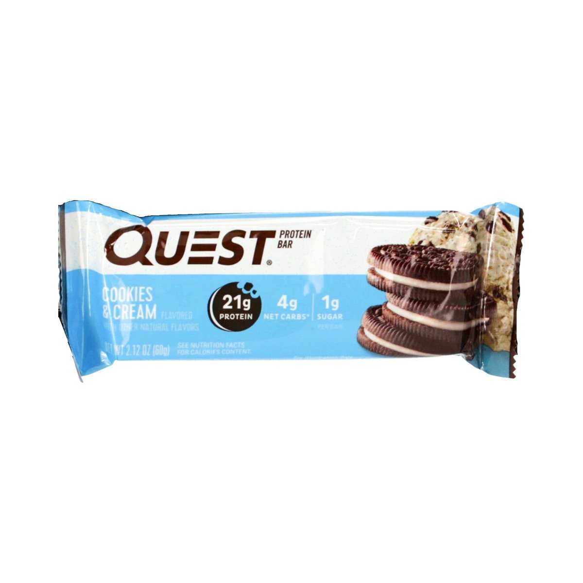Galleta Protein Cookies And Cream Quest 60g