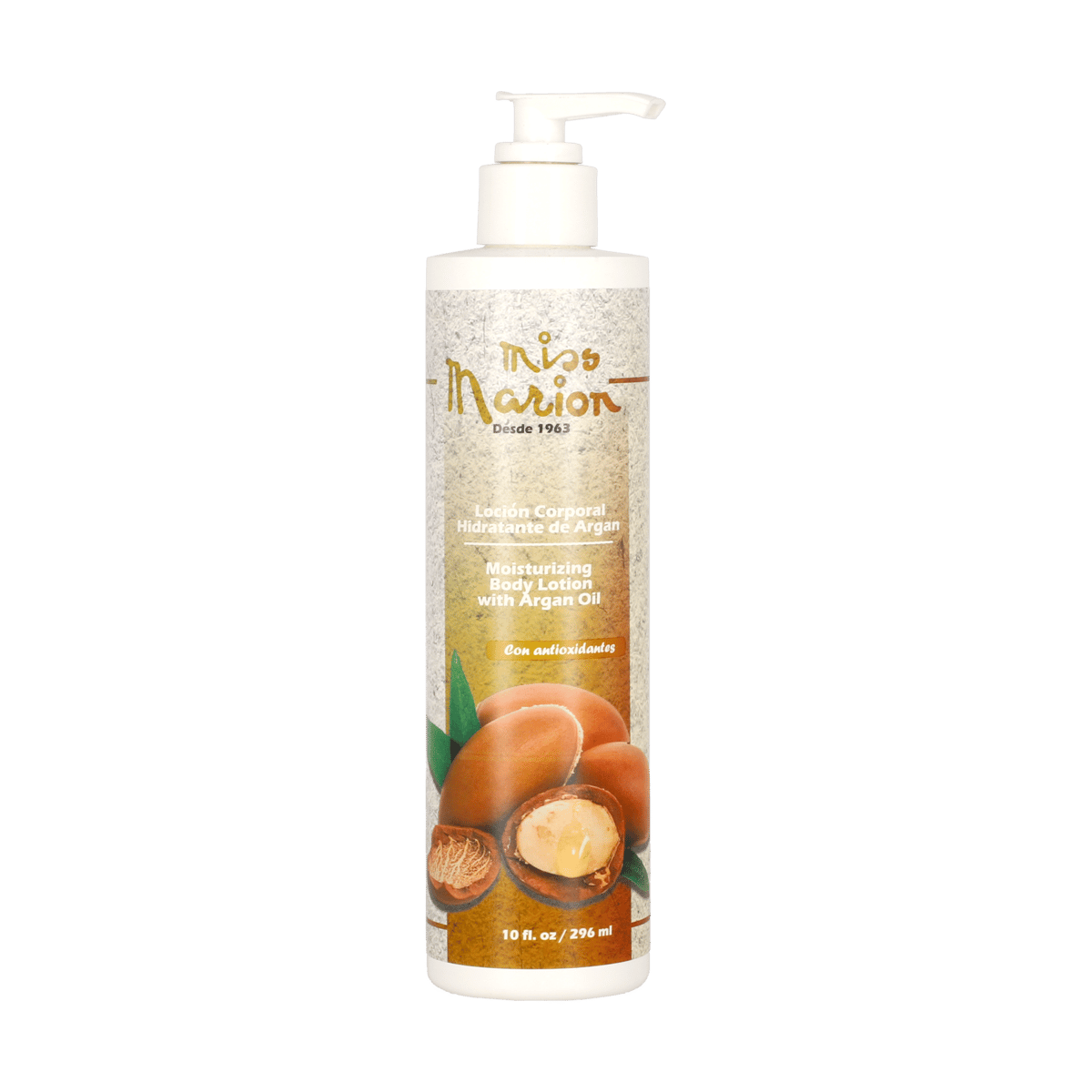 Loción Corporal Con Aceite De Argán Miss Marion 10 oz 