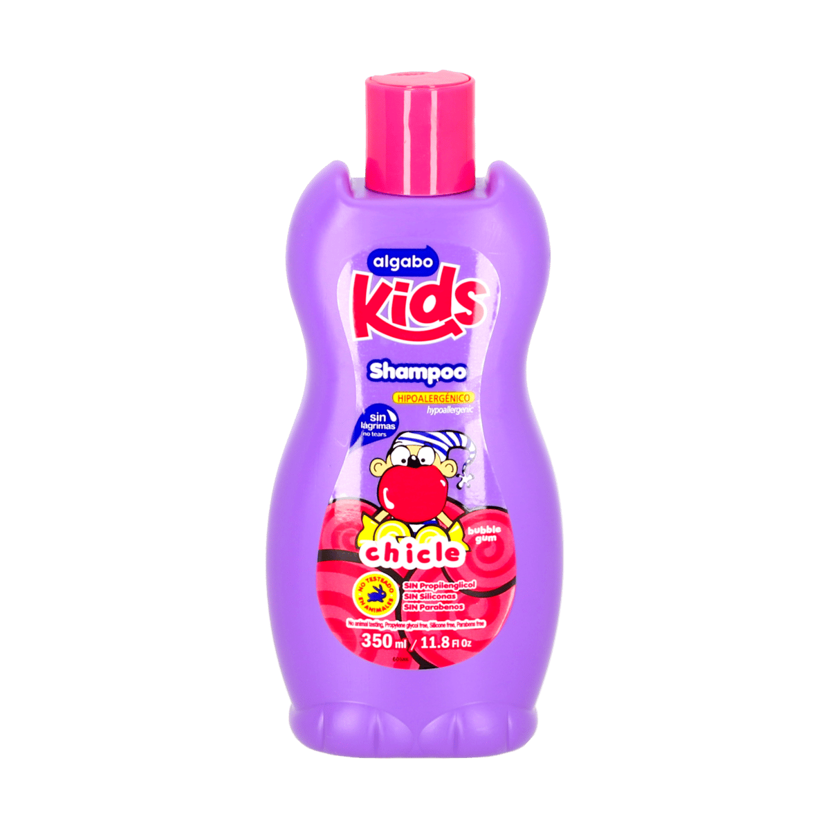 Shampoo Hipoalergénico Algabo Kids Chicle 350ml