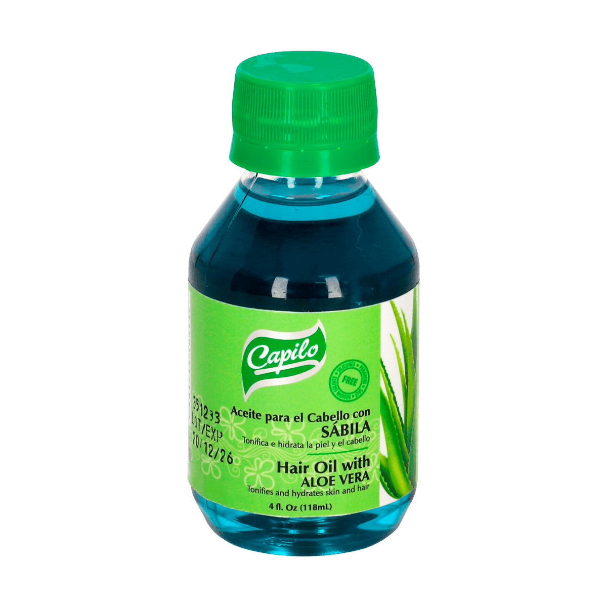 Aceite Para El Cabello Capilo De Sabila 4oz
