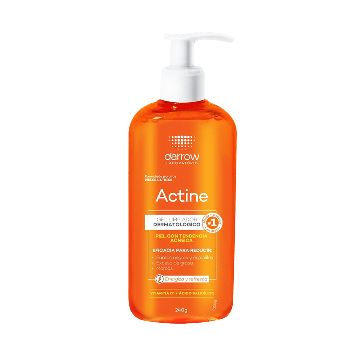 Gel Limpiador Darrow Actine Para Piel Acneica 240 g