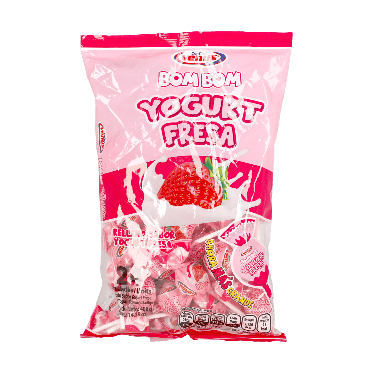 Paletas Sabor Yogurt Fresa 24 Units 288 g