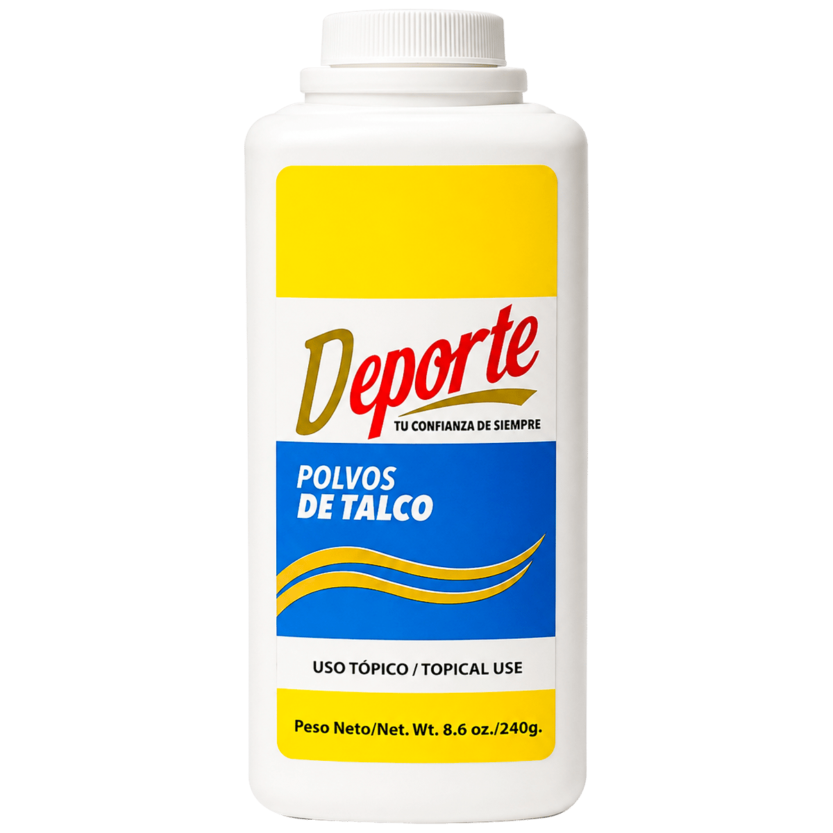 Talco en Polvo Deporte 240 g