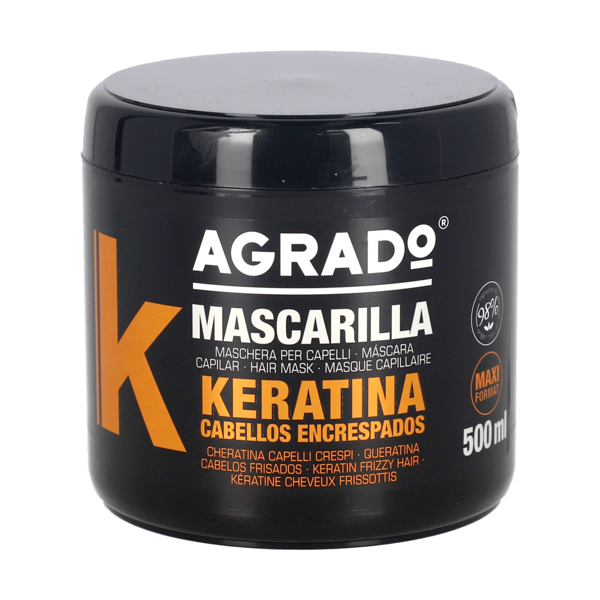 Mascarilla Capilar De Keratina Para Cabellos Encrespados 500 ml 