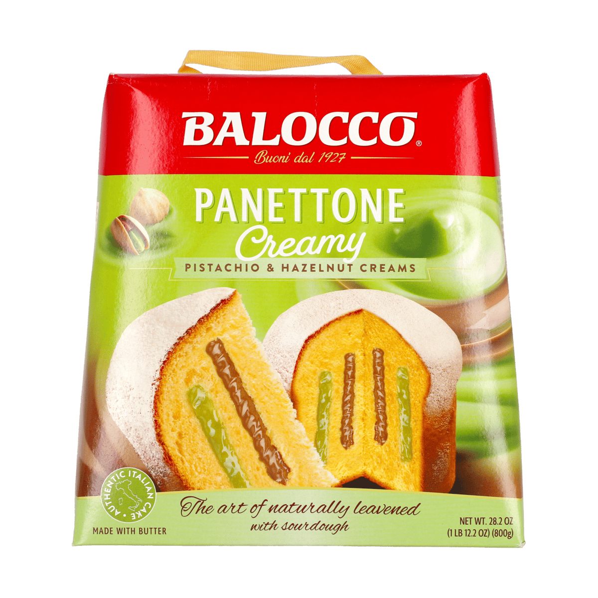 Panettone Creamy Pistacho y Avellana 800 g
