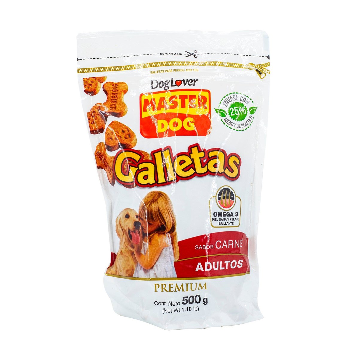 Alimento Para Mascotas Master Dog Galletas 500 g