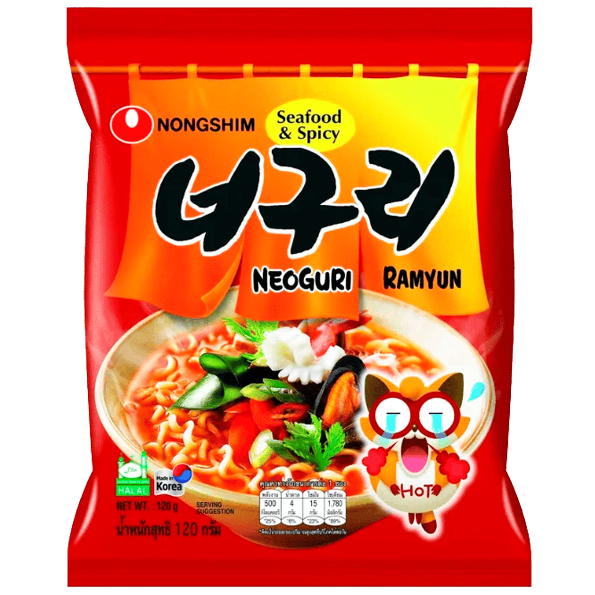 Sopa Instantánea Nongshim Neoguri Picante 120 g