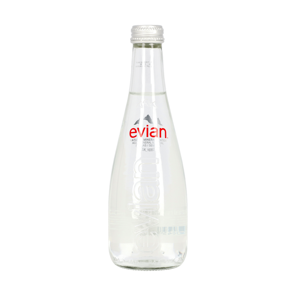 Agua Mineral Evian de Vidrio 330ml
