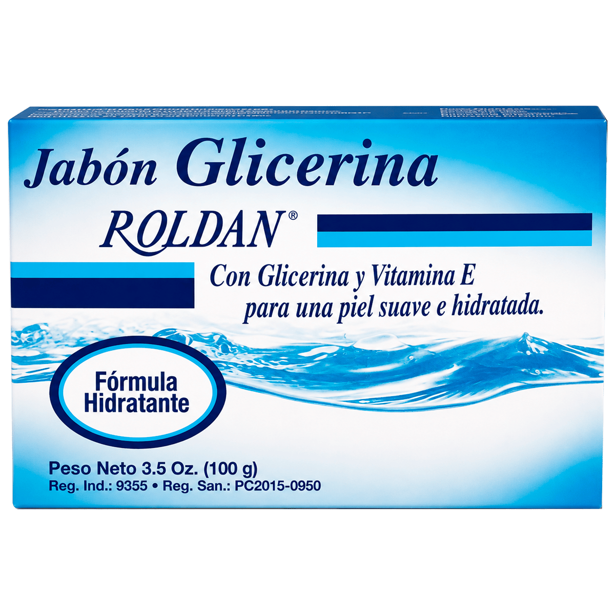 Jabón ROLDAN con Glicerina y Vitamina E 100 g