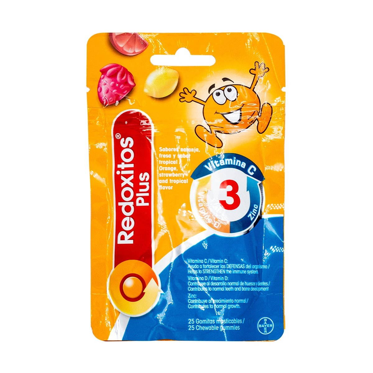Gomitas Masticables De Vitamina C Redoxitos Plus 25 Und
