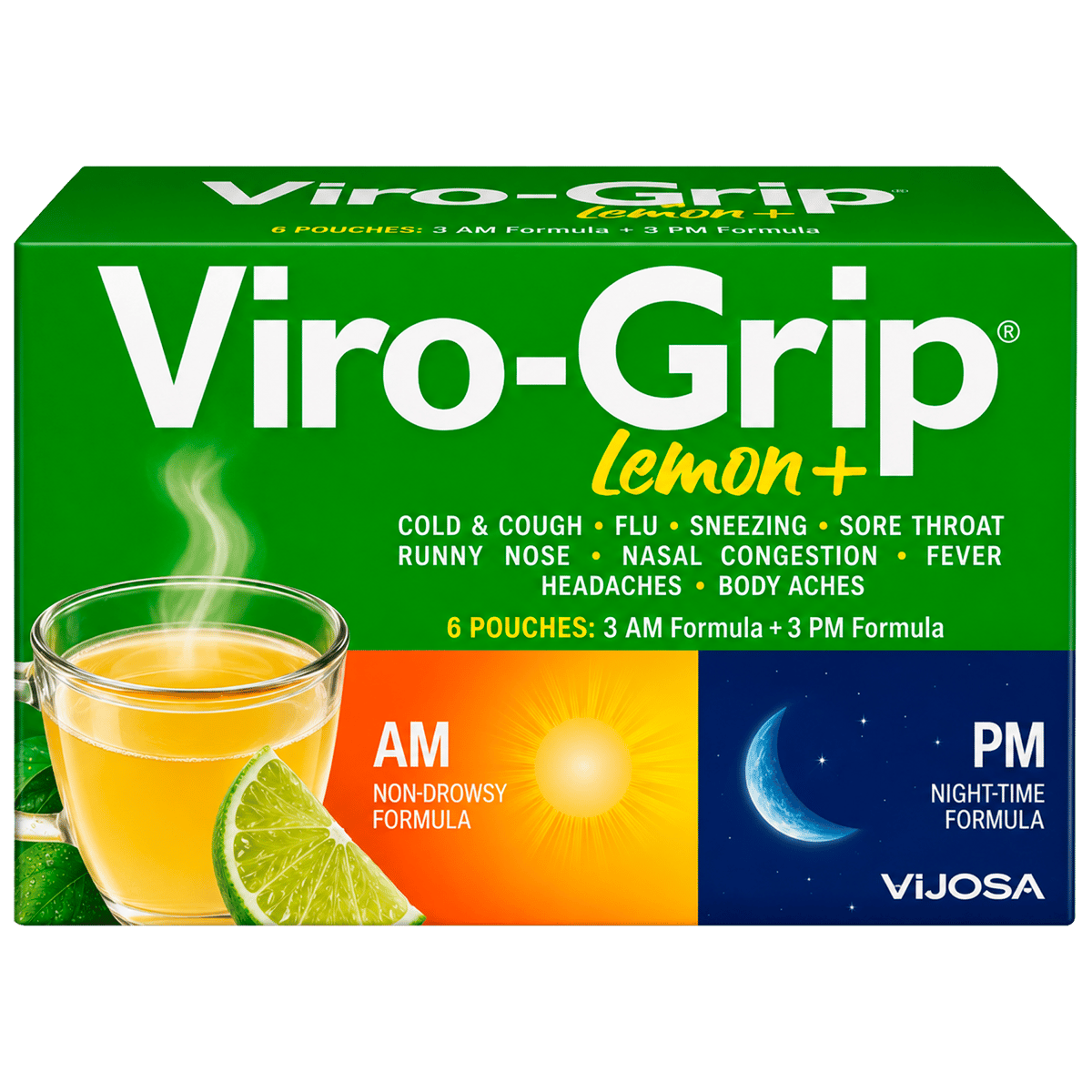 Antigripal Viro-Grip Limón Té Combinado x 6 Sobres