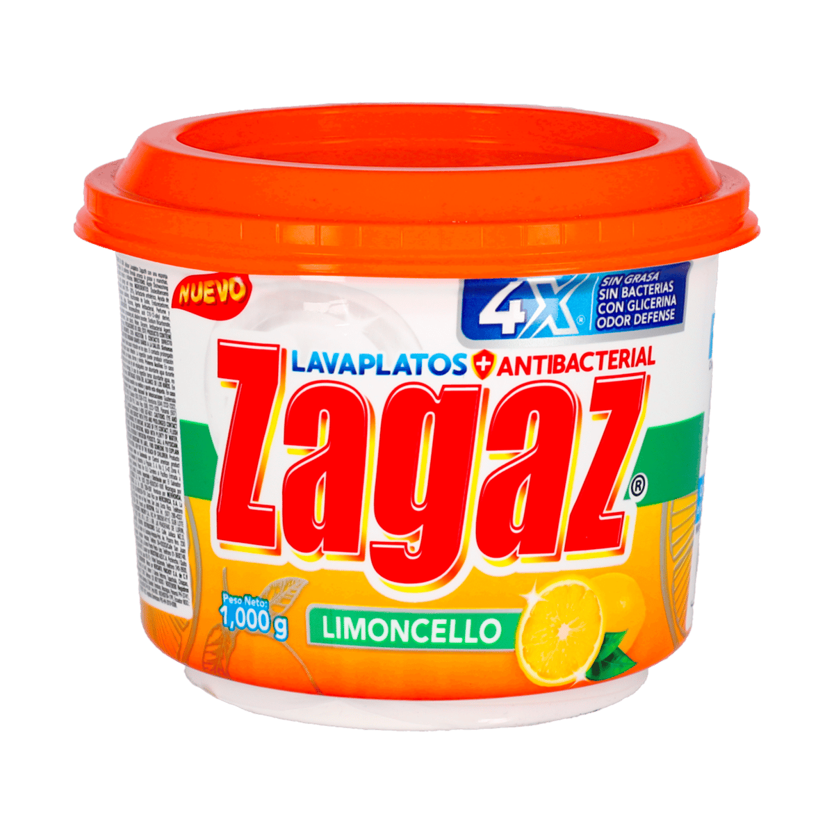 Jabón Lavaplatos Antibacterial Limoncello Zagaz 1000g