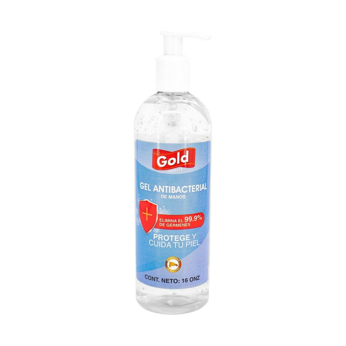 Gold Gel Antibacterial De Manos 16 Oz
