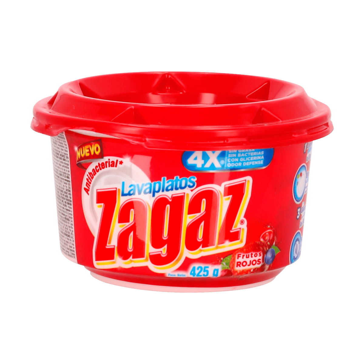 Lavaplatos Zagaz Jabón Sólido Frutos Rojos 425gr