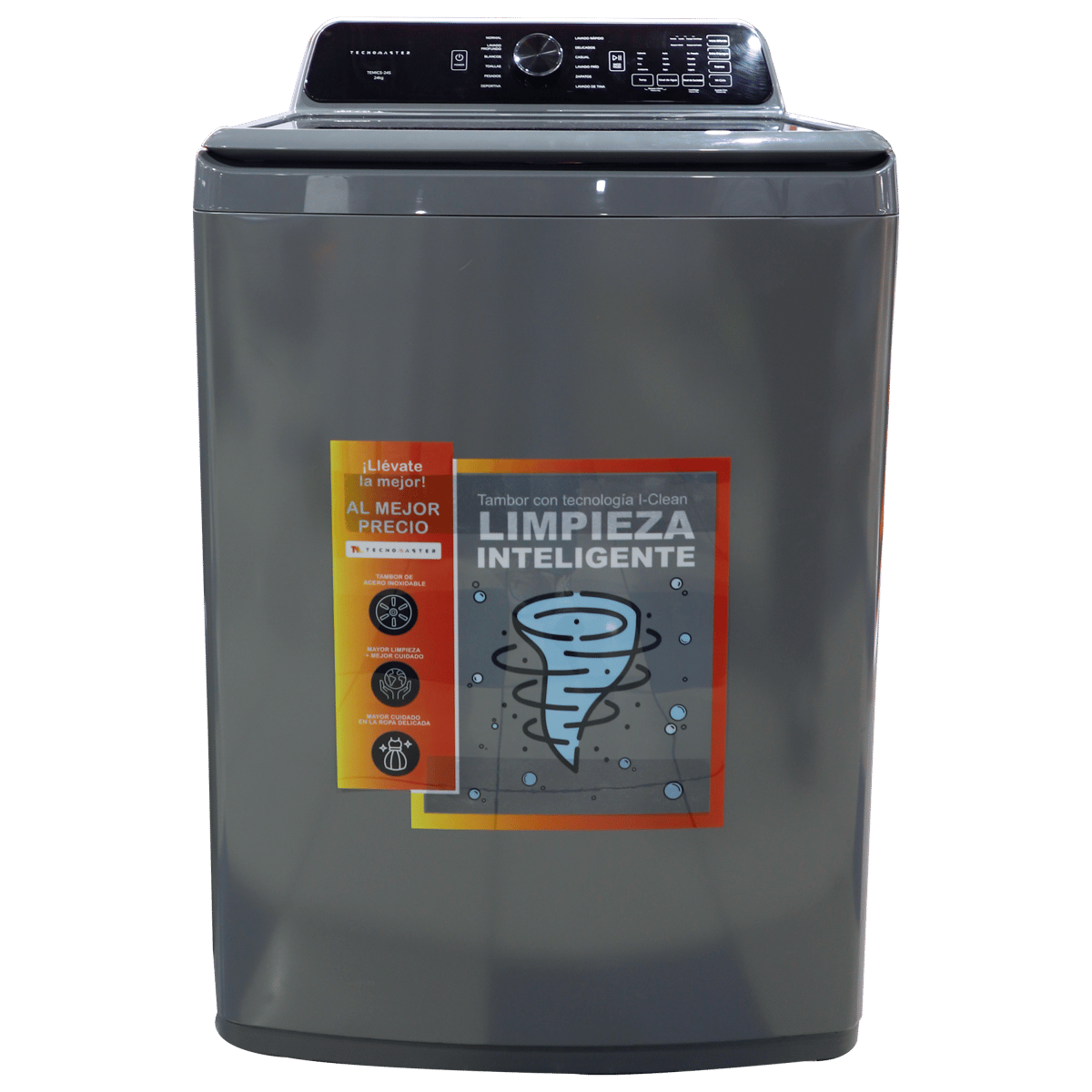 Lavadora Automática Tecnomaster TEMICS-24S 24 kg