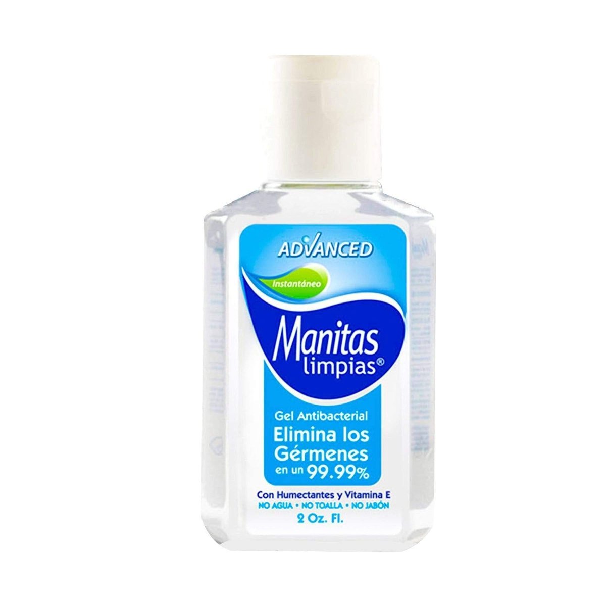Gel Antibacterial Manitas Limpias Natural 2 Oz