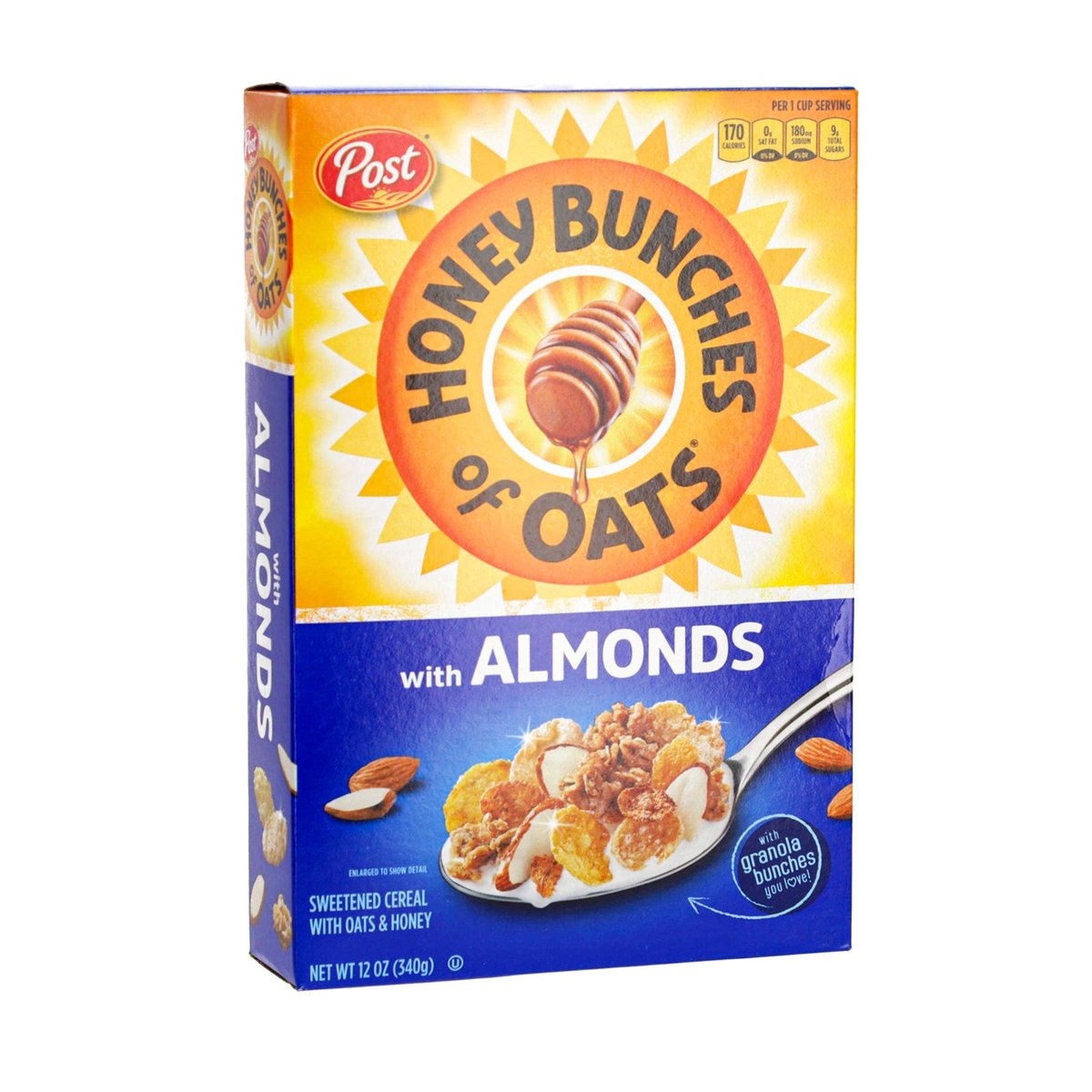 Cereal Post Honey Bunches of Oats con Almendra  Tostada 340g