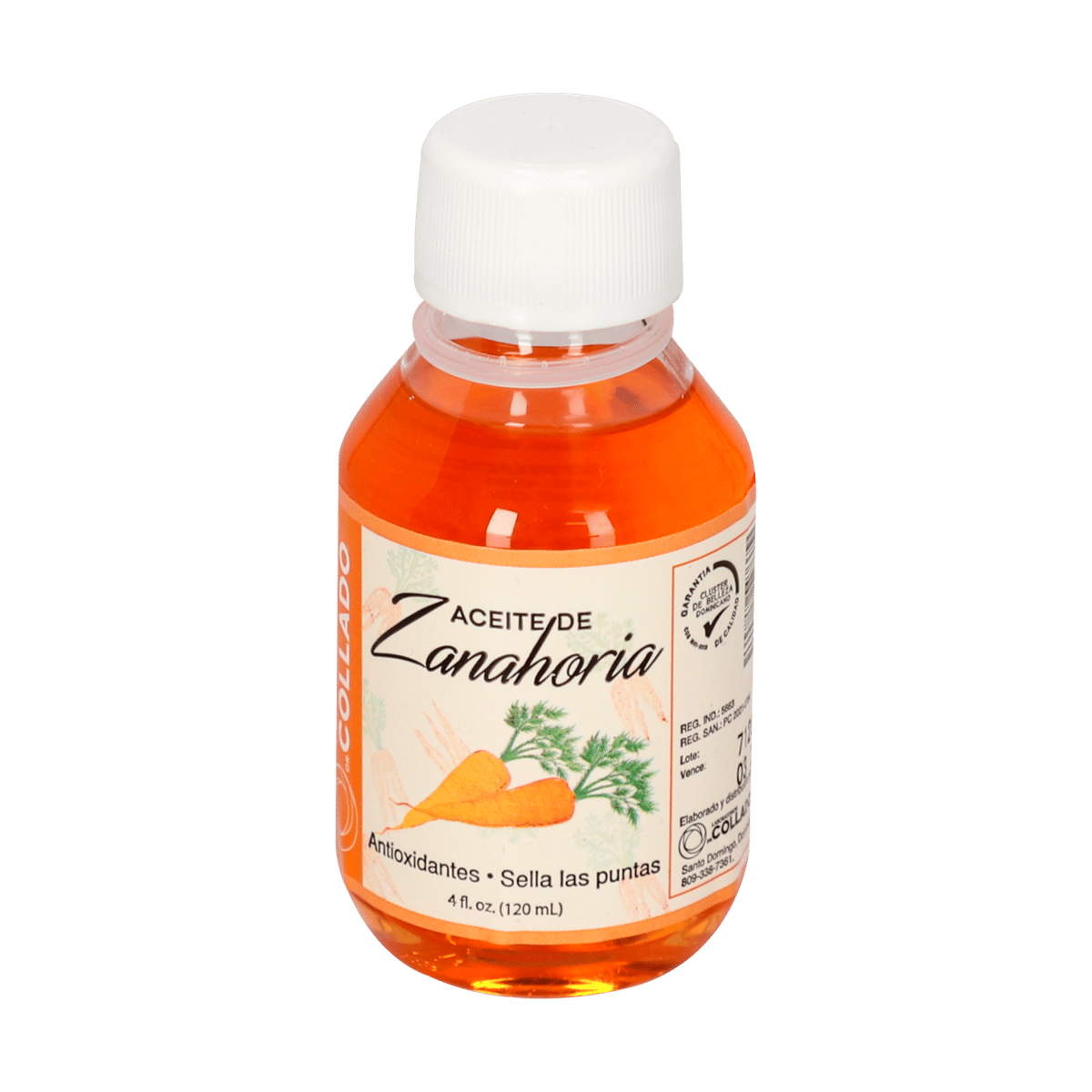 Aceite Capilar de Zanahoria Dr.Collado 4Oz