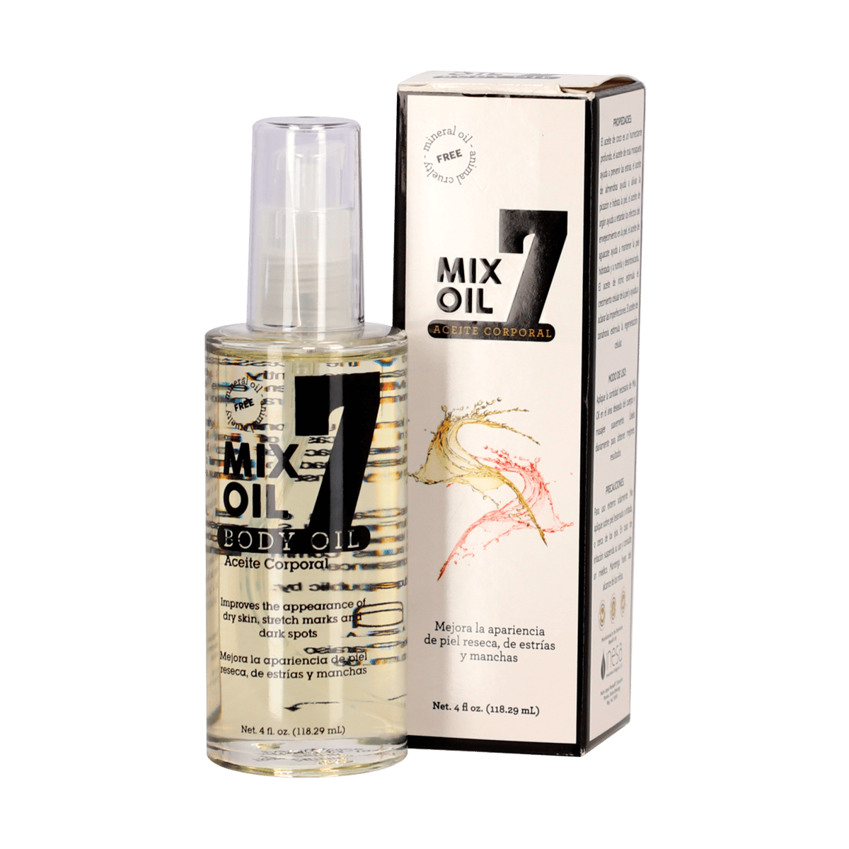 Aceite Corporal Mix Oil 7 4Oz
