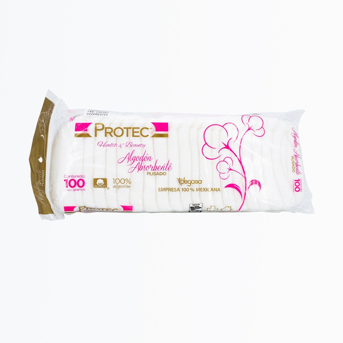Algodón Absorbente Protec Plisado 100 g
