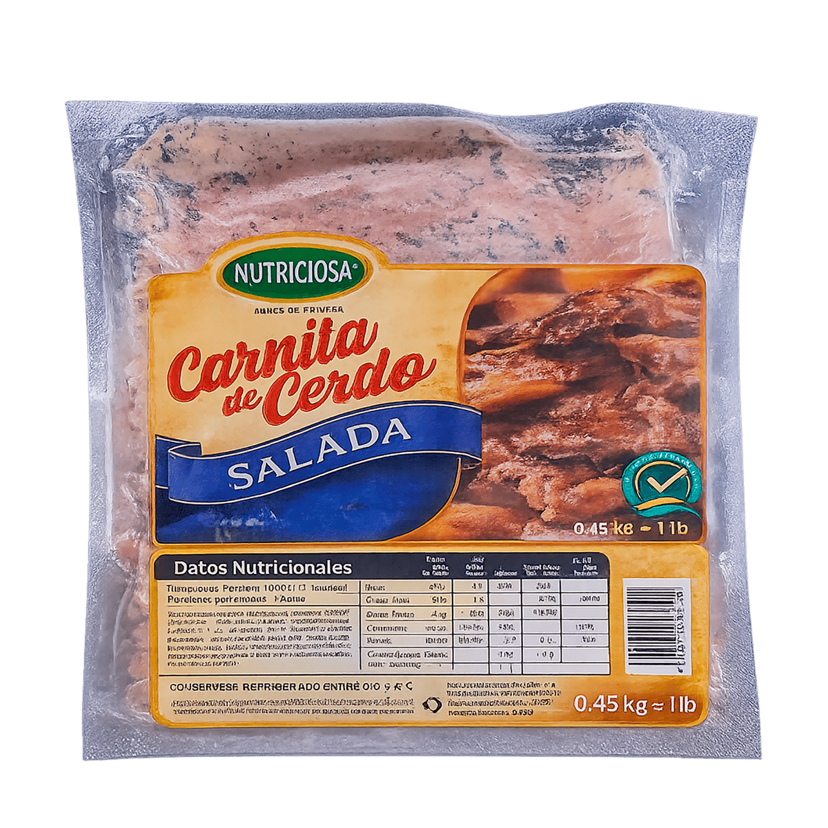 Carne de Cerdo Salada Nutriciosa 1 Lb 