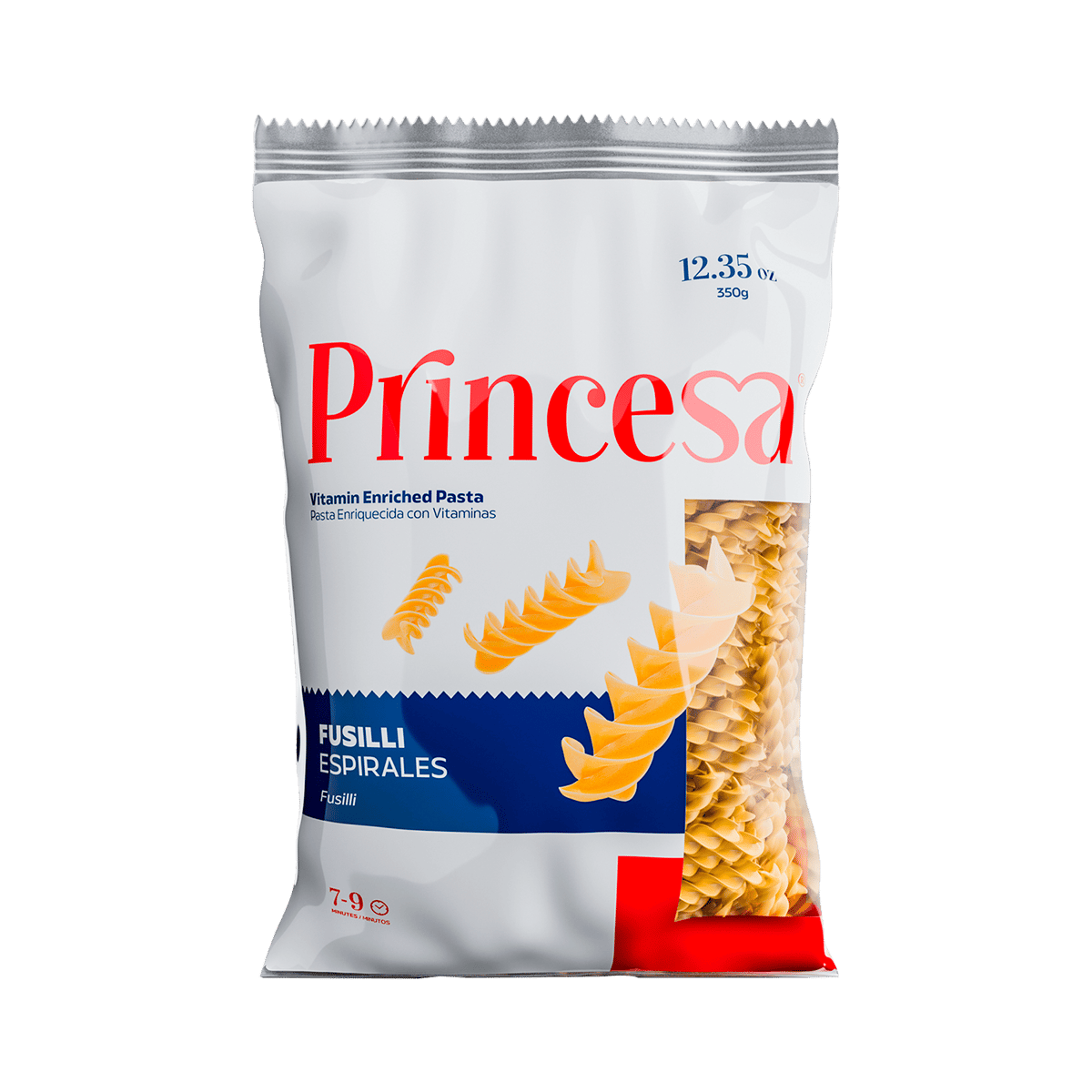 Pasta Enriquecida con Vitaminas Princesa Espirales 350 g