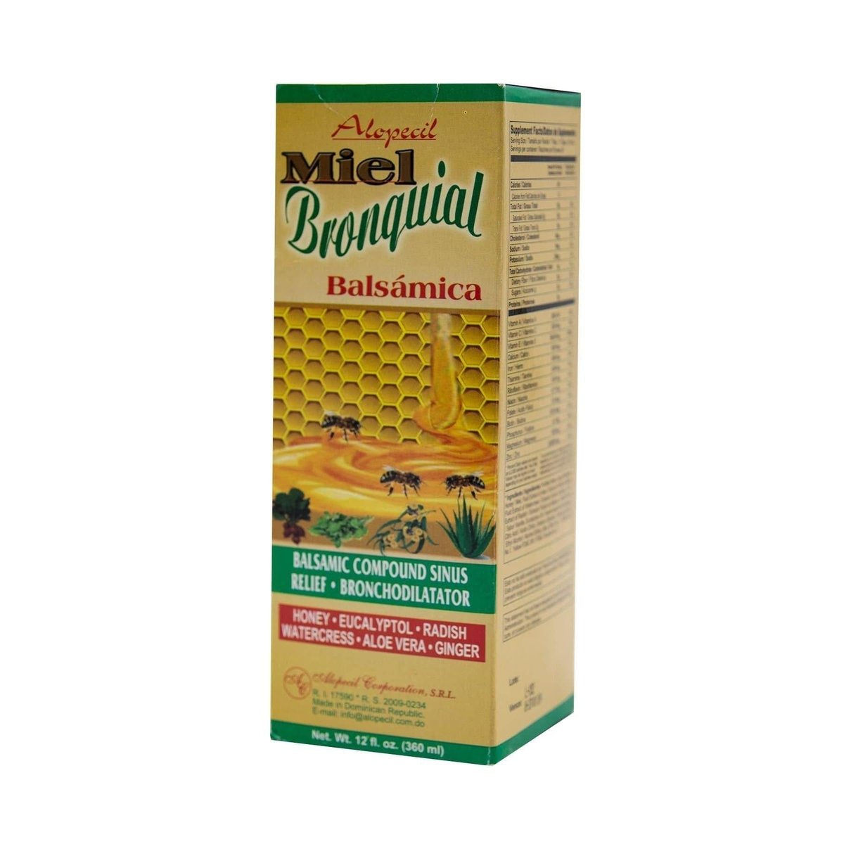 Miel Bronquial Alopecil 360ml
