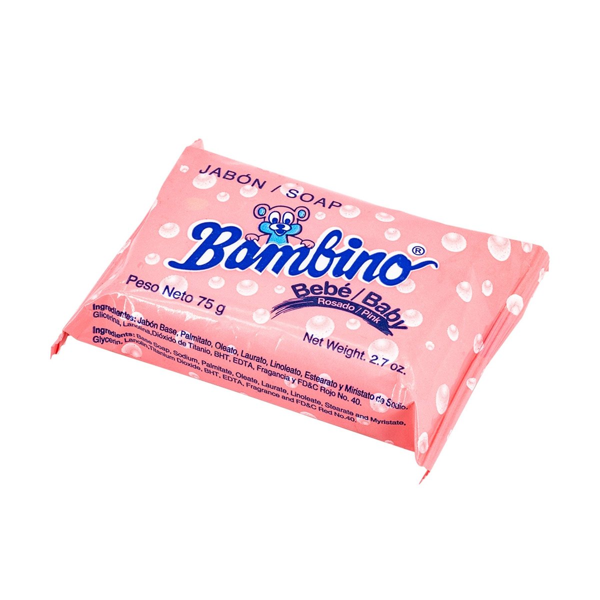 Jabón Rosado Bambino  2.7 Oz