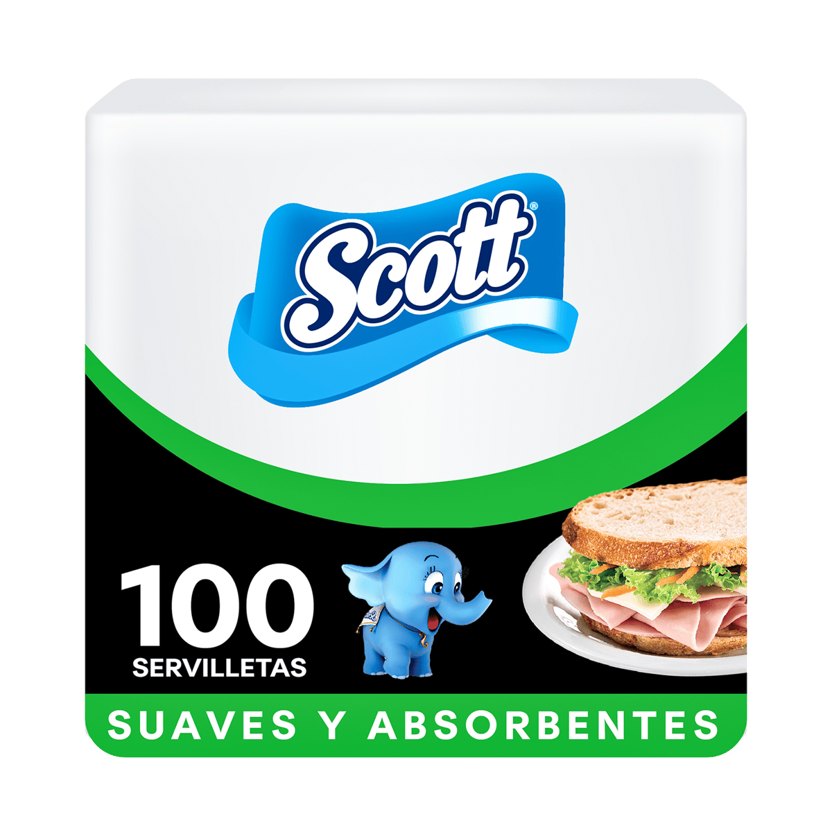Servilletas Scott Blanca 100 Hojas