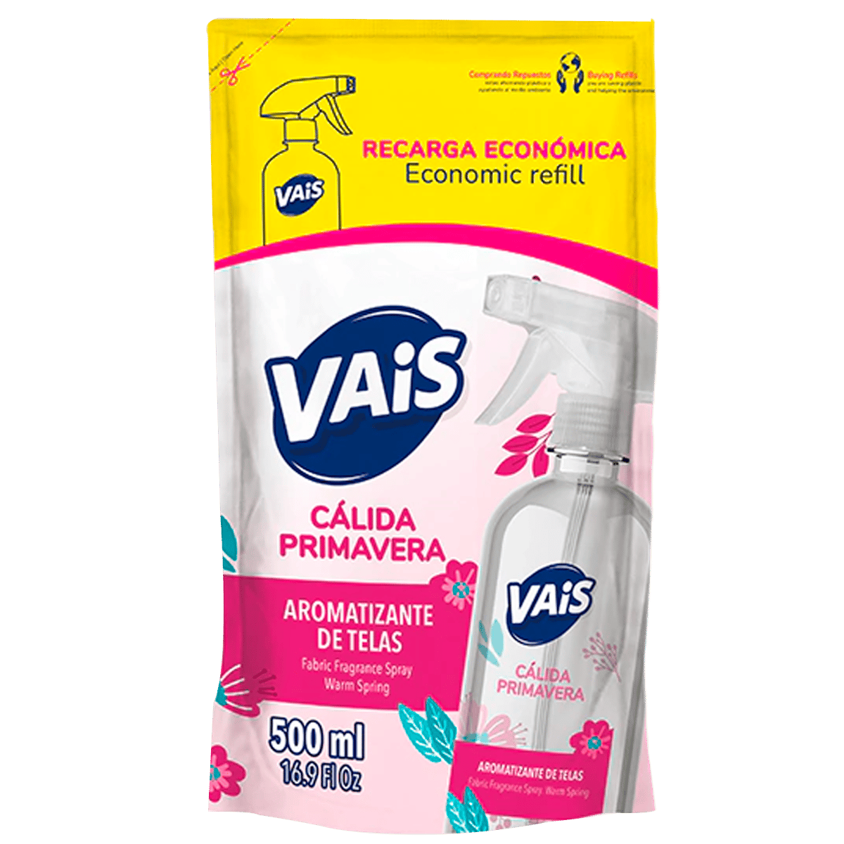 Aromatizante de Telas Vais Cálida Primavera 500 ml