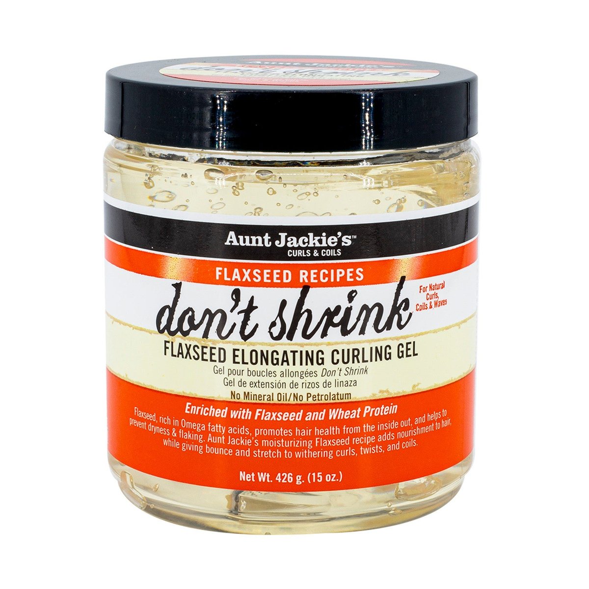 Gel Rizador Aunt Jackie´s Alargador de Linaza 15 Oz