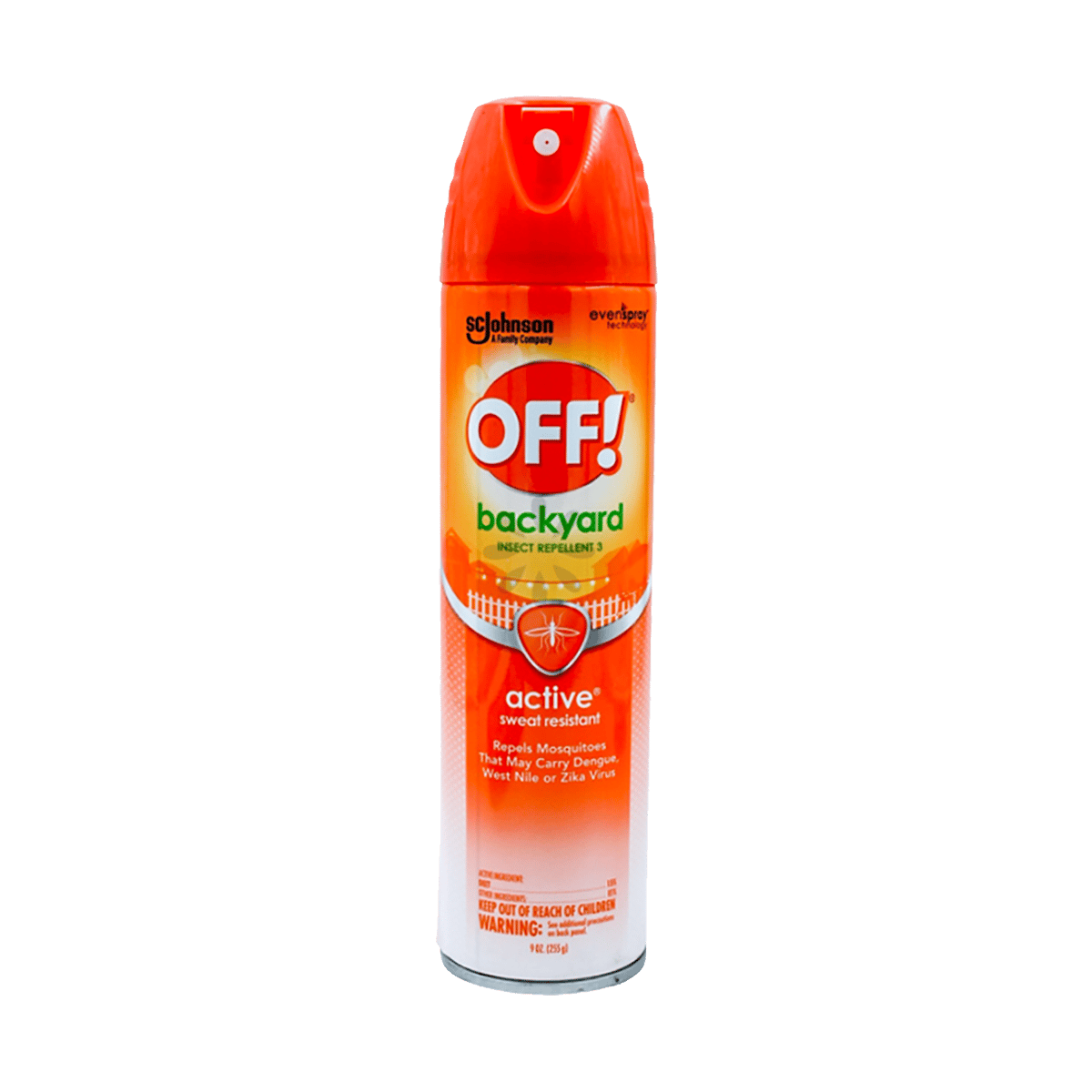 Repelente de Insectos OFF! Backyard Active Aerosol 9 oz / 255 g