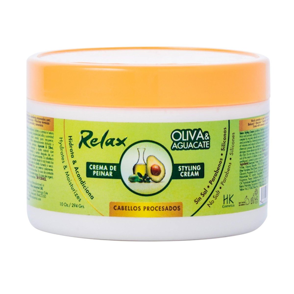 Crema de Peinar Relax Oliva Y Aguacate 10 Oz