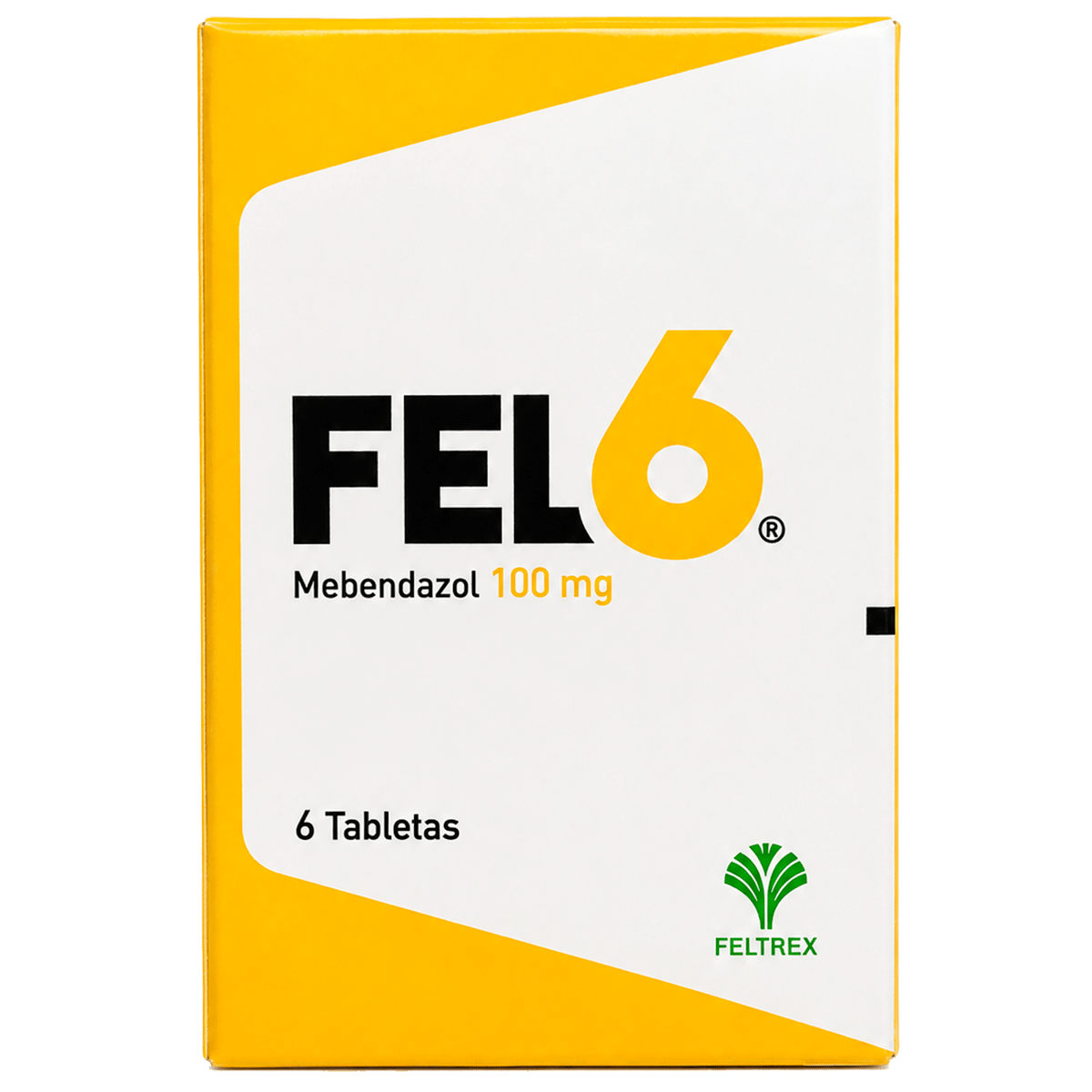 Mebendazol FEL6 de 100 mg 6 Tabletas 