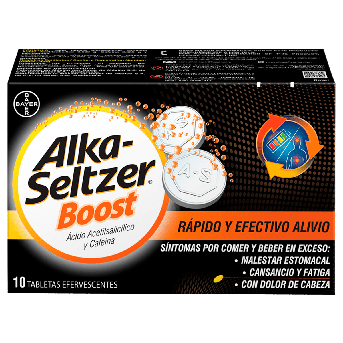 Alka-Seltzer Extreme Antiácido 10 Tabletas