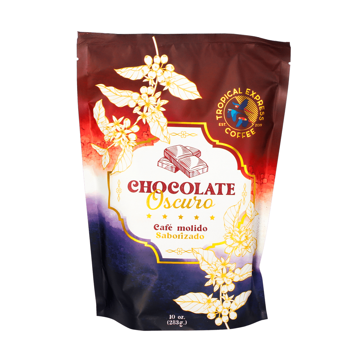 Café Molido Saborizado Tropical Express Chocolate Oscuro 283g