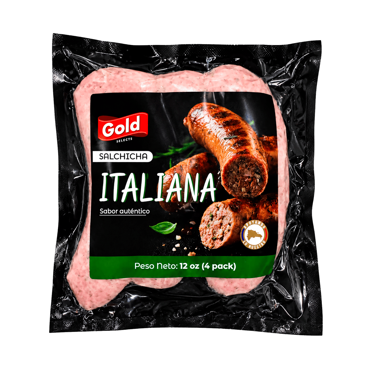 Gold Salchicha Italiana Pack De 4 Unidades 