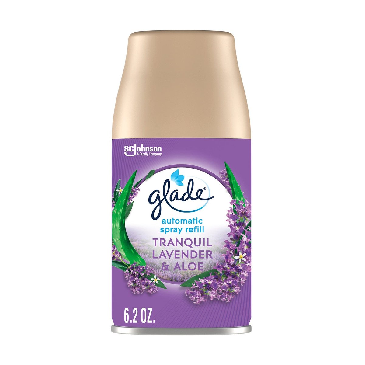 Repuesto Para Spray Automático Tranquil Lavender & Aloe glade 6.2 oz 