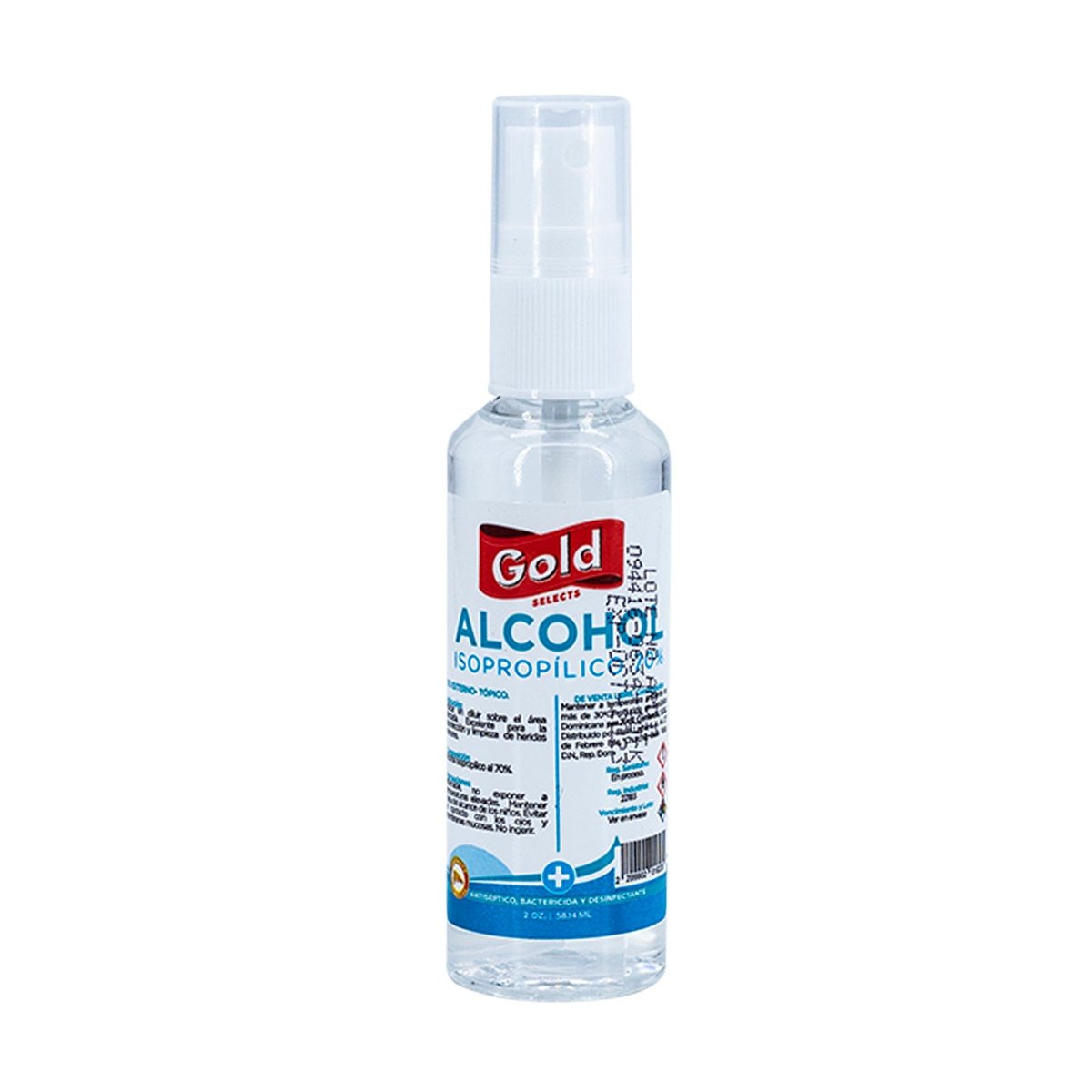 Gold Alcohol Isopropílico 2 Oz