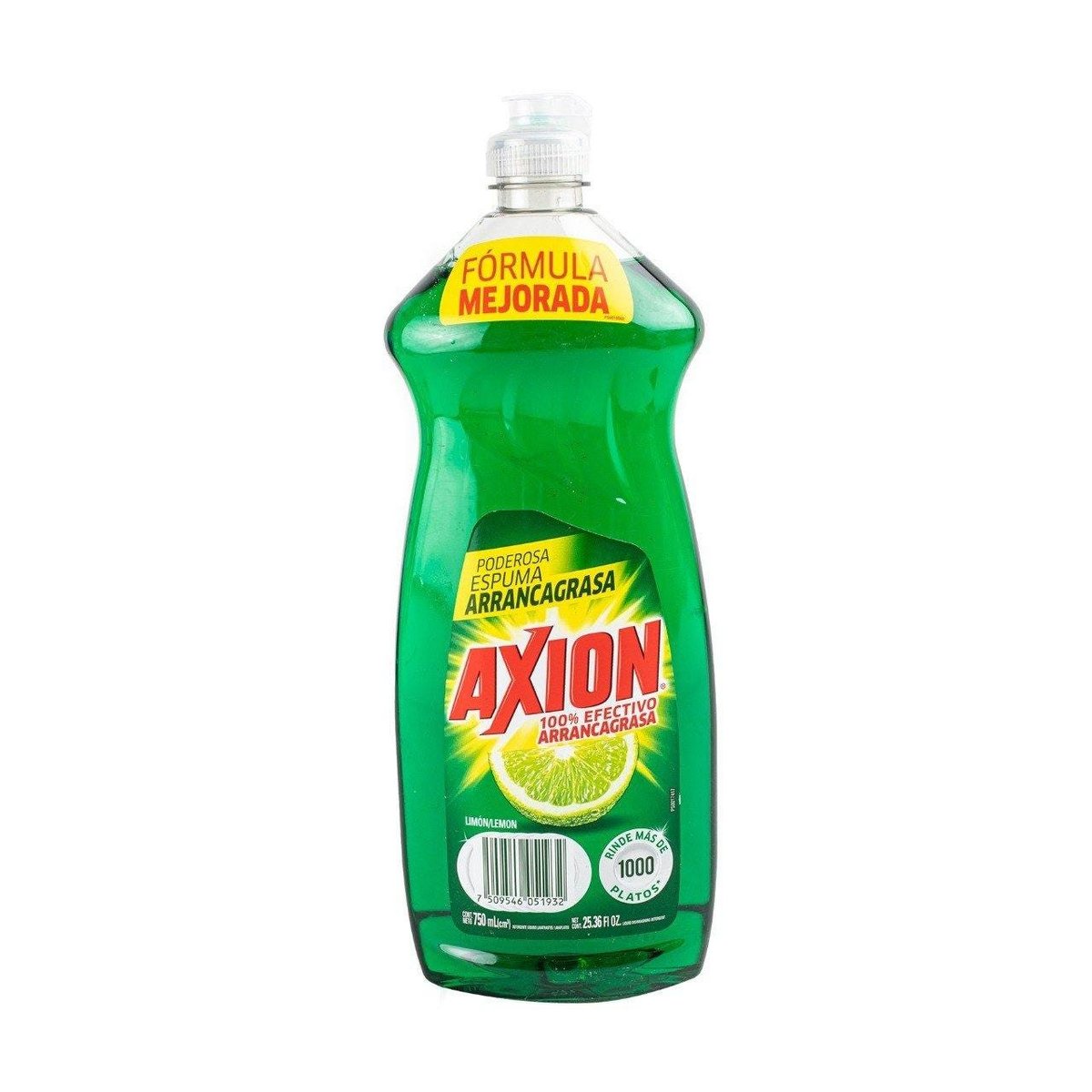 Jabón Lavaplatos Axion Limón 750ml