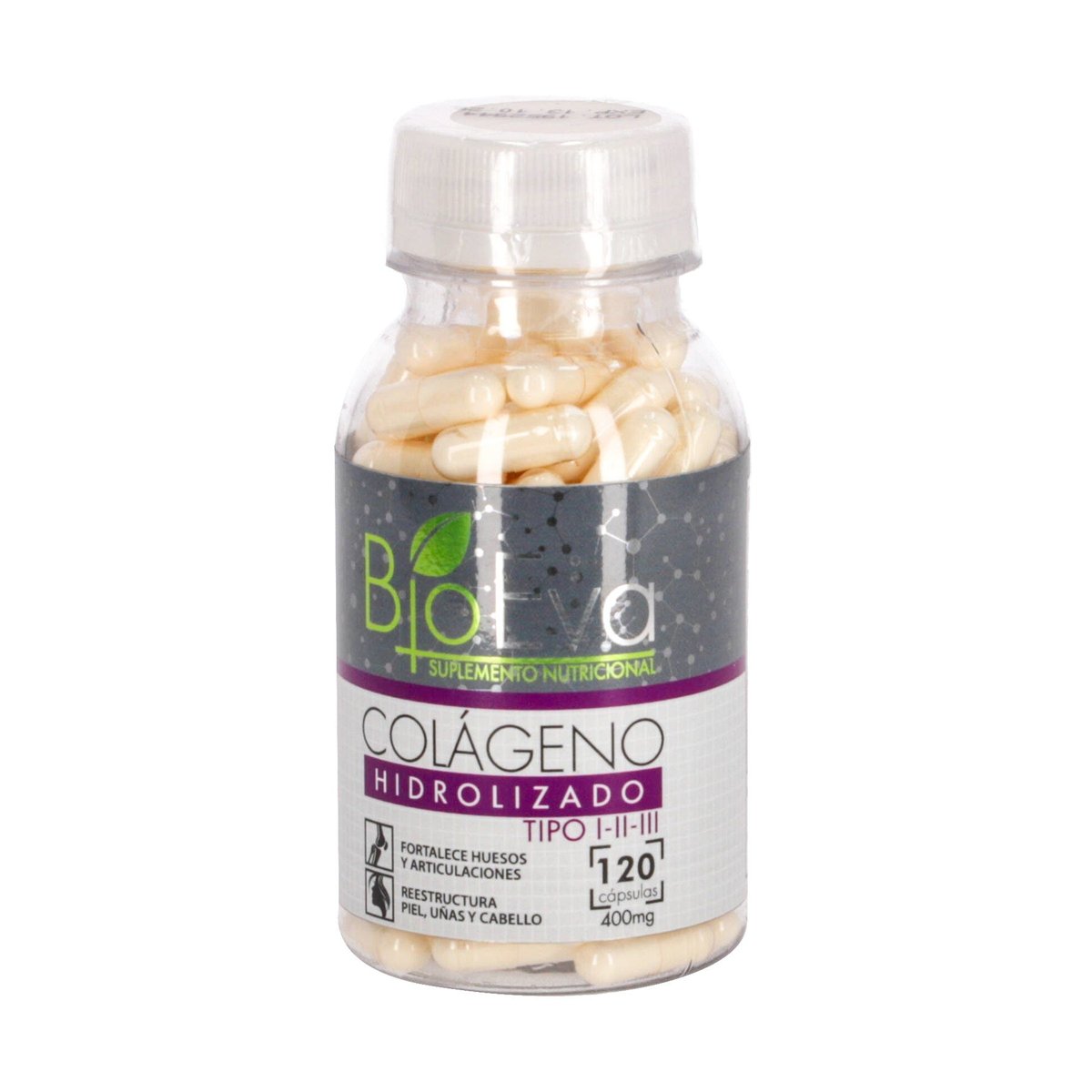 Colágeno Hidrolizado BioEva 90 Capsulas