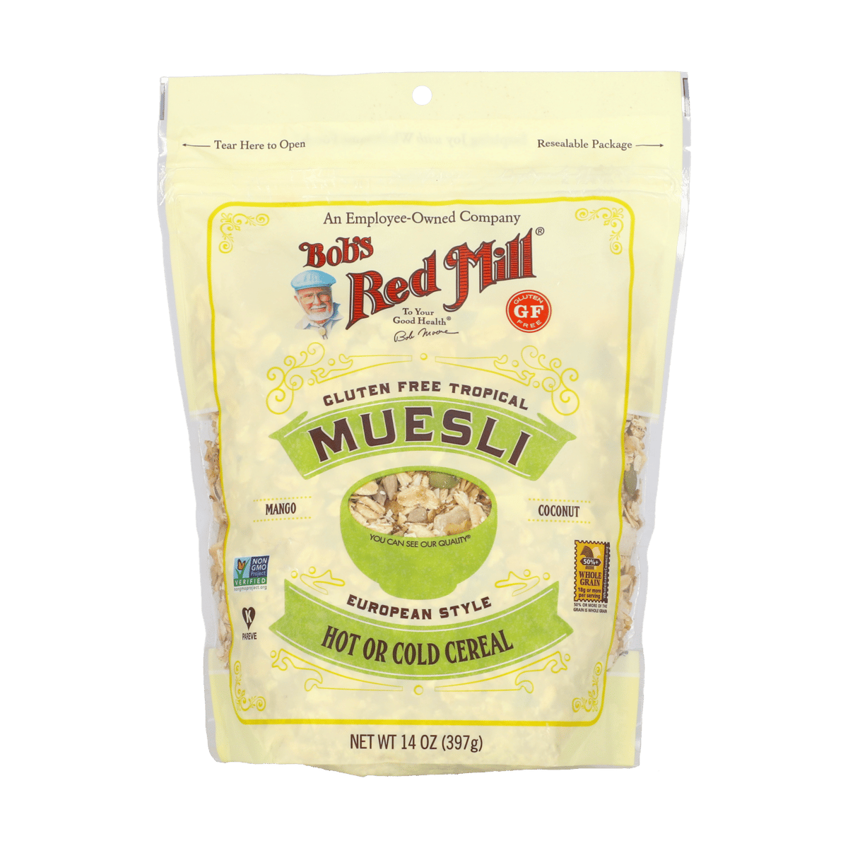 Muesli Bob's Red Mill Gluten Free Tropical 14 oz