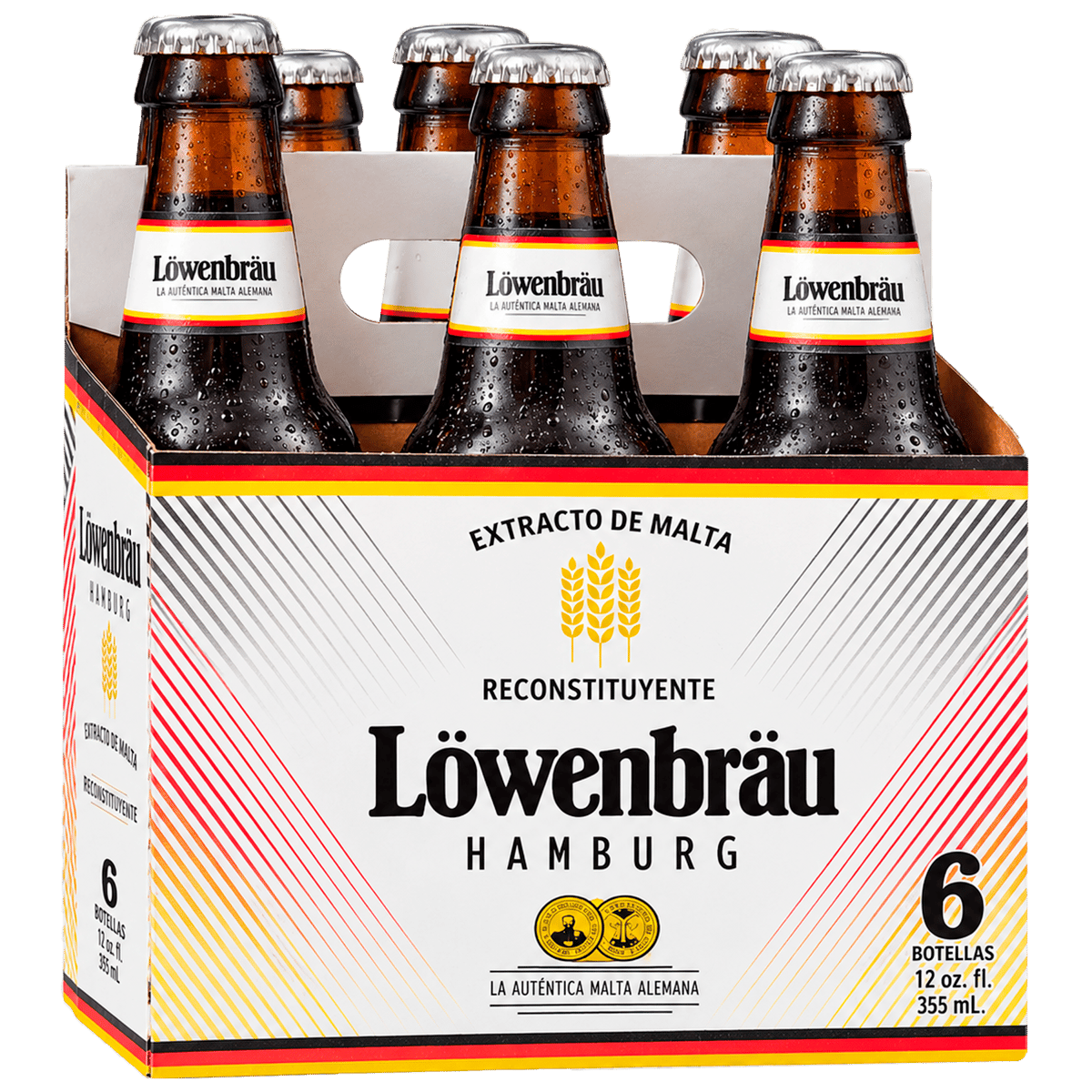 Malta Löwenbräu 13 oz Six Pack 